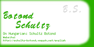 botond schultz business card